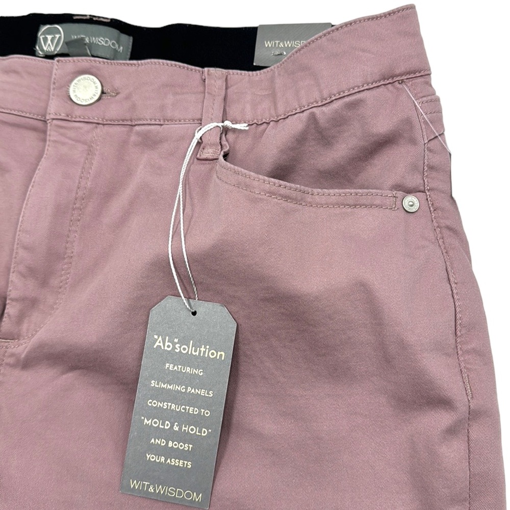 Wit & Wisdom Ab Solution Stretch Twill Shorts Size 14 - Picture 5 of 16